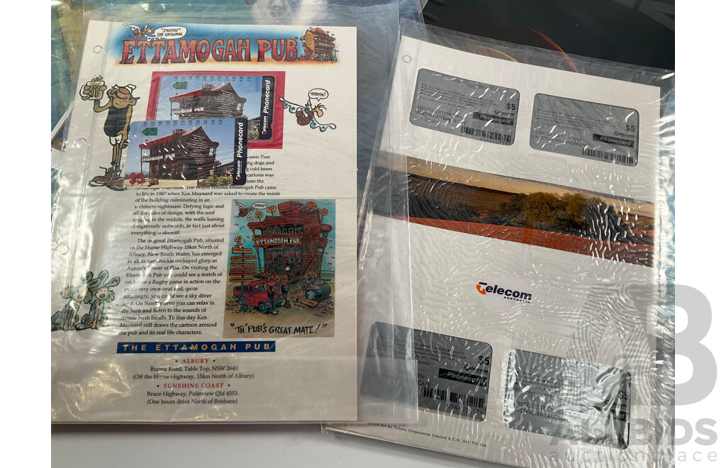 Australian Telecom Mint Phone Card Packs Including Coca Cola, Life Saving, Classic Cars, Disney, AFL, Summer Time, Ettamogah Pub, Australian Landscape, Commonwealth Games and More