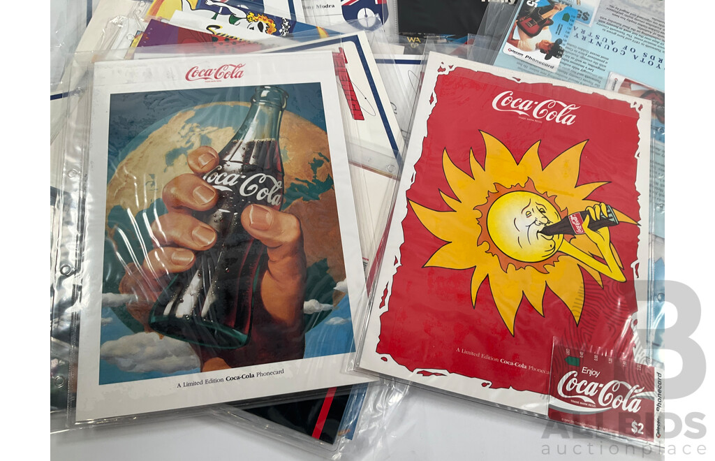 Australian Telecom Mint Phone Card Packs Including Coca Cola, Life Saving, Classic Cars, Disney, AFL, Summer Time, Ettamogah Pub, Australian Landscape, Commonwealth Games and More