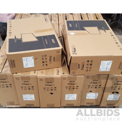 Bulk Lot of Assorted LCD Monitors