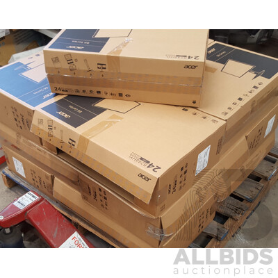 Bulk Lot of Assorted LCD Monitors