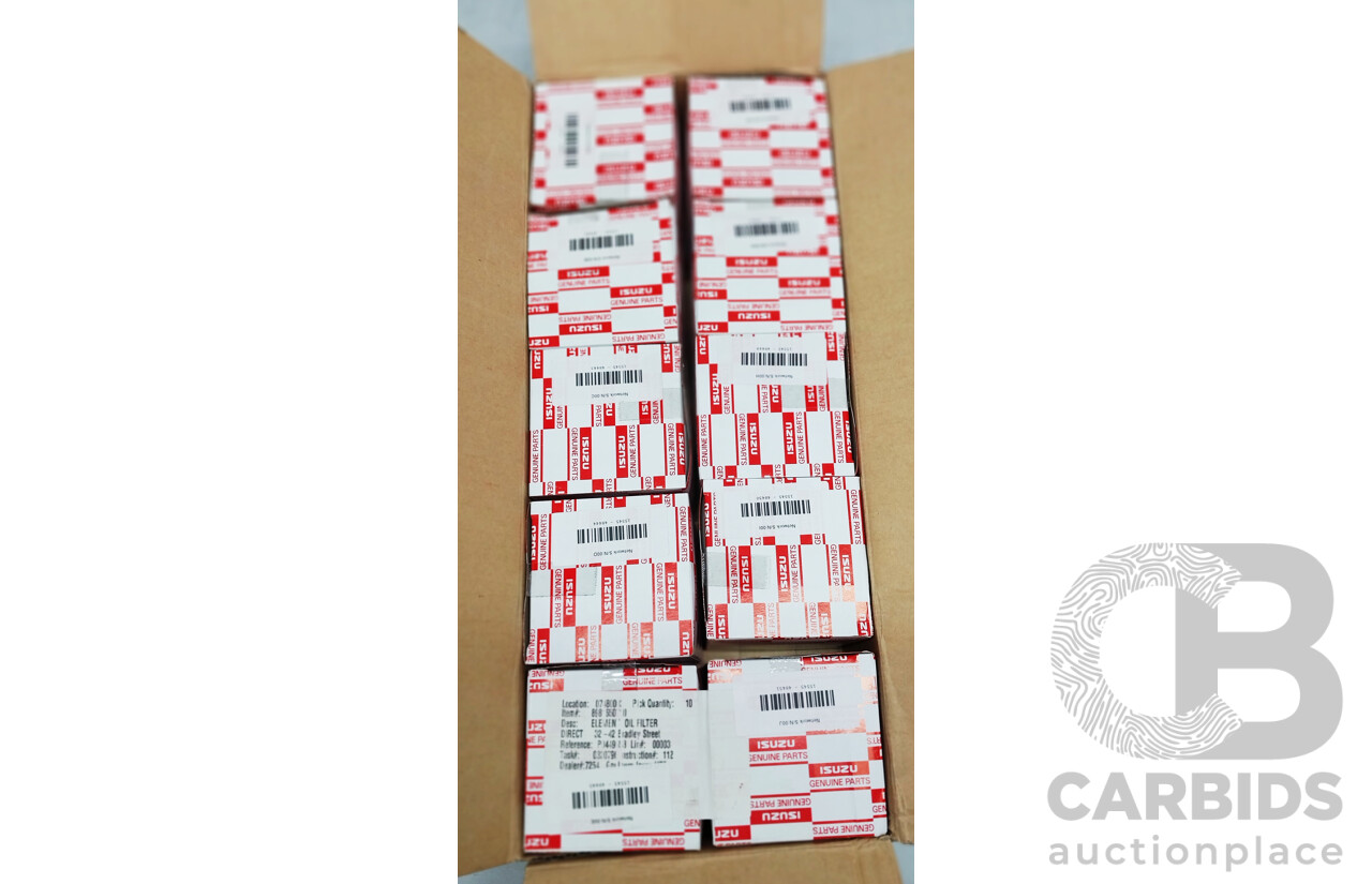 Lot of Ten Isuzu D-Max & MU-X (2012–2020+ Oil Filters