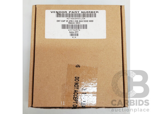 Seagate (ST4000NM0025) 4TB SAS 6Gbps 7.2K 3.5-Inch Hard Drive