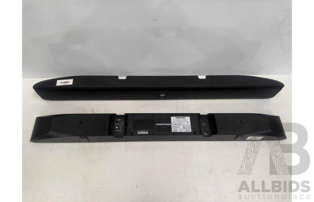 2x Crestron Saros SB200 Sound Bar