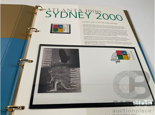 Australian 1996-2000 Olympic Games Prestige Stamp Album