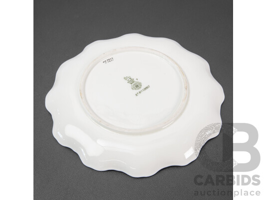 Victorian Royal Doulton Gilt and Scalloped Edge Plate 72067