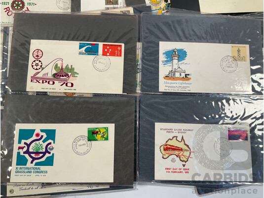 Collection of Australian First Day Covers Spanning 1940's to 1970's