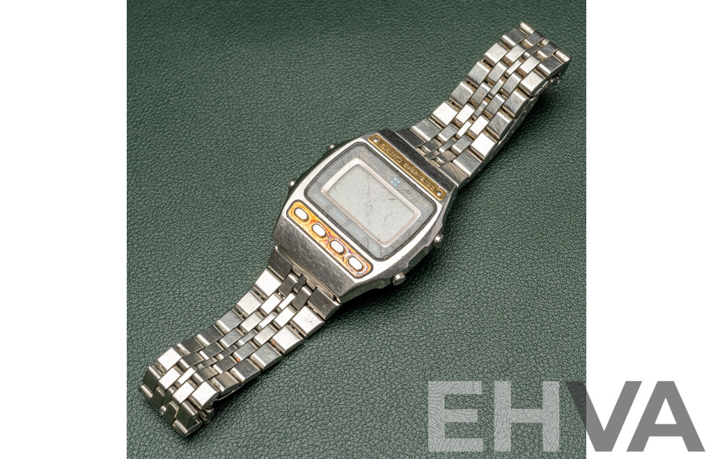 Men's Vintage Seiko Digital Sports 100 Wrist Watch A547-5050 AO