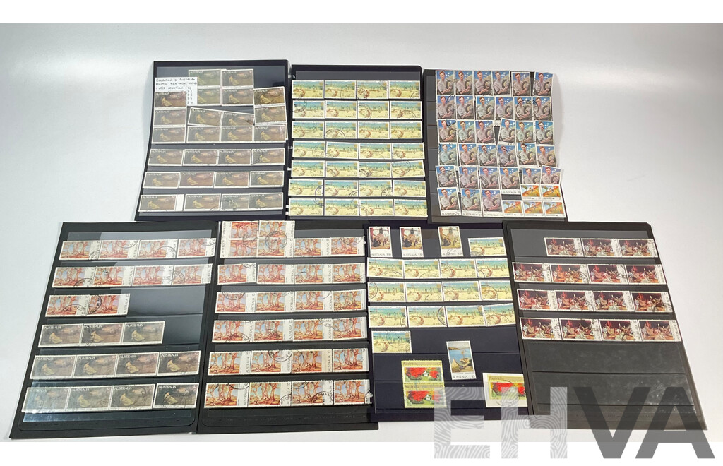 Collection of Australian Stamps, High Domination Including Artist Painting Series Set