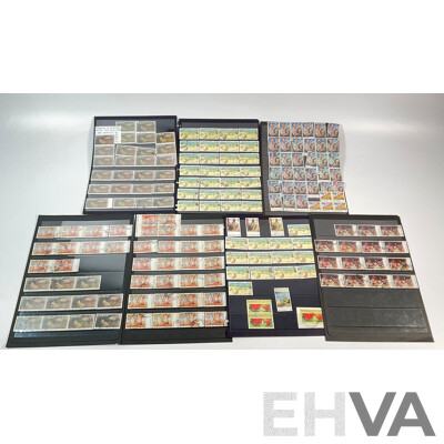 Collection of Australian Stamps, High Domination Including Artist Painting Series Set