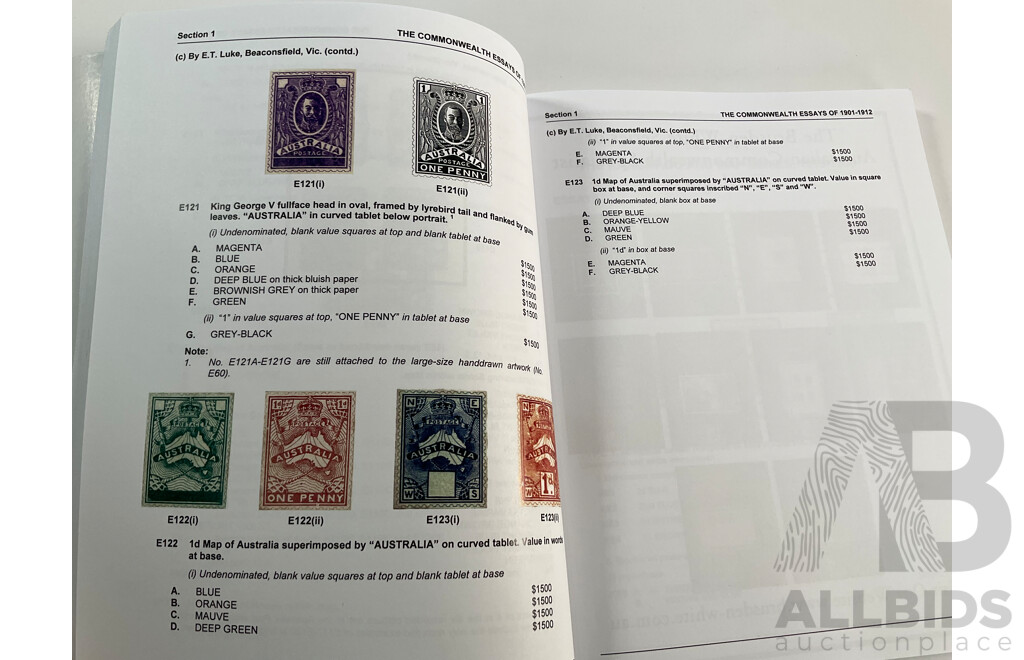 The Australian Commonwealth Stamp Specialist's Catalogue, Kangaroos, Signed by Author Geoffrey Kellow
