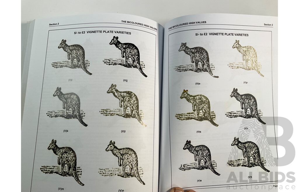 The Australian Commonwealth Stamp Specialist's Catalogue, Kangaroos, Signed by Author Geoffrey Kellow