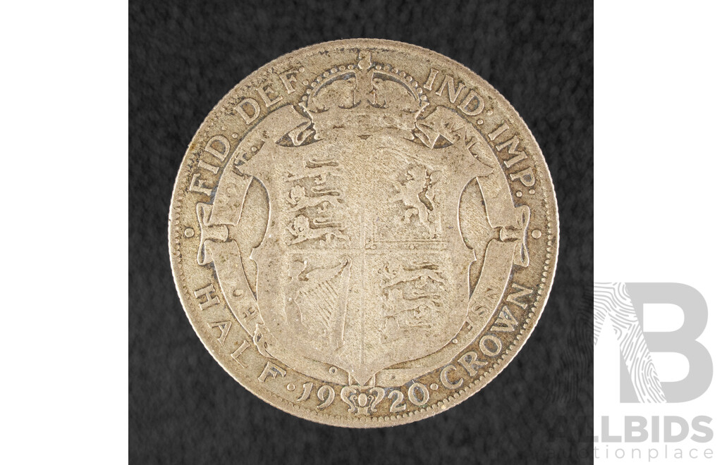 Great Britain KGV 1920 Half Crown .500