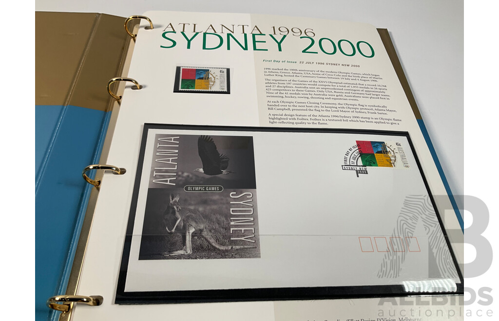 Australian 1996-2000 Olympic Games Prestige Stamp Album