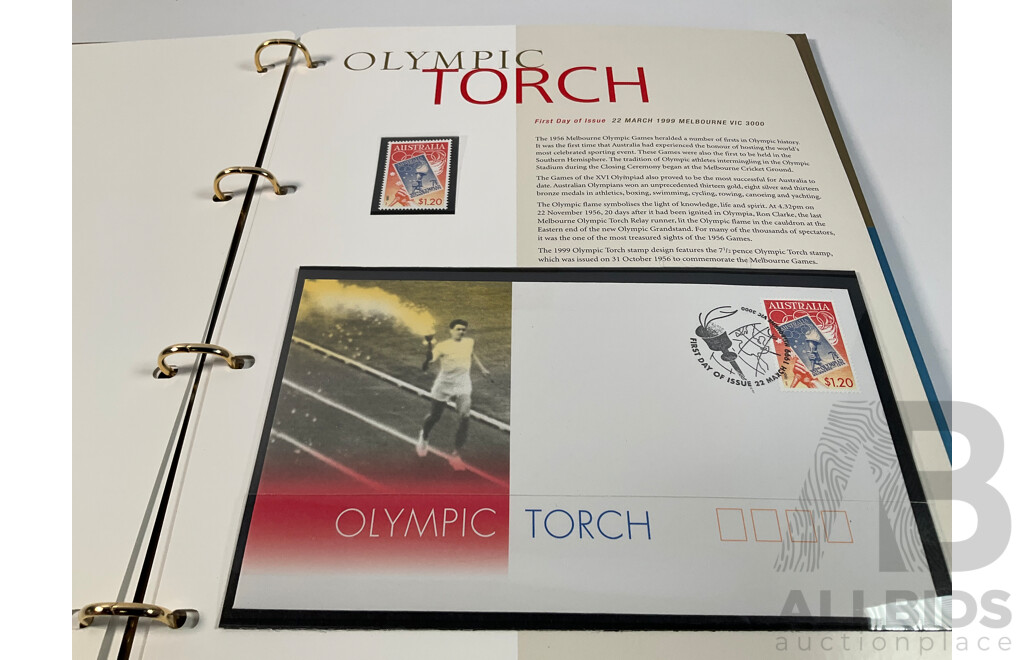 Australian 1996-2000 Olympic Games Prestige Stamp Album