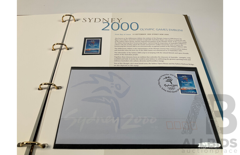 Australian 1996-2000 Olympic Games Prestige Stamp Album