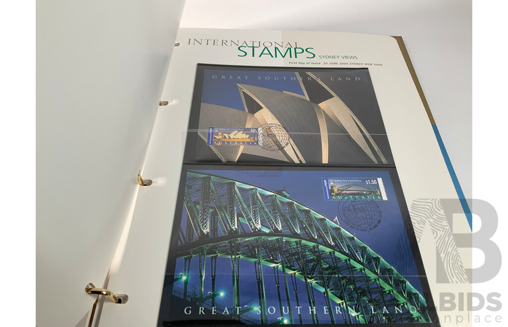 Australian 1996-2000 Olympic Games Prestige Stamp Album