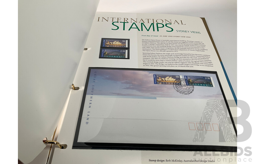 Australian 1996-2000 Olympic Games Prestige Stamp Album