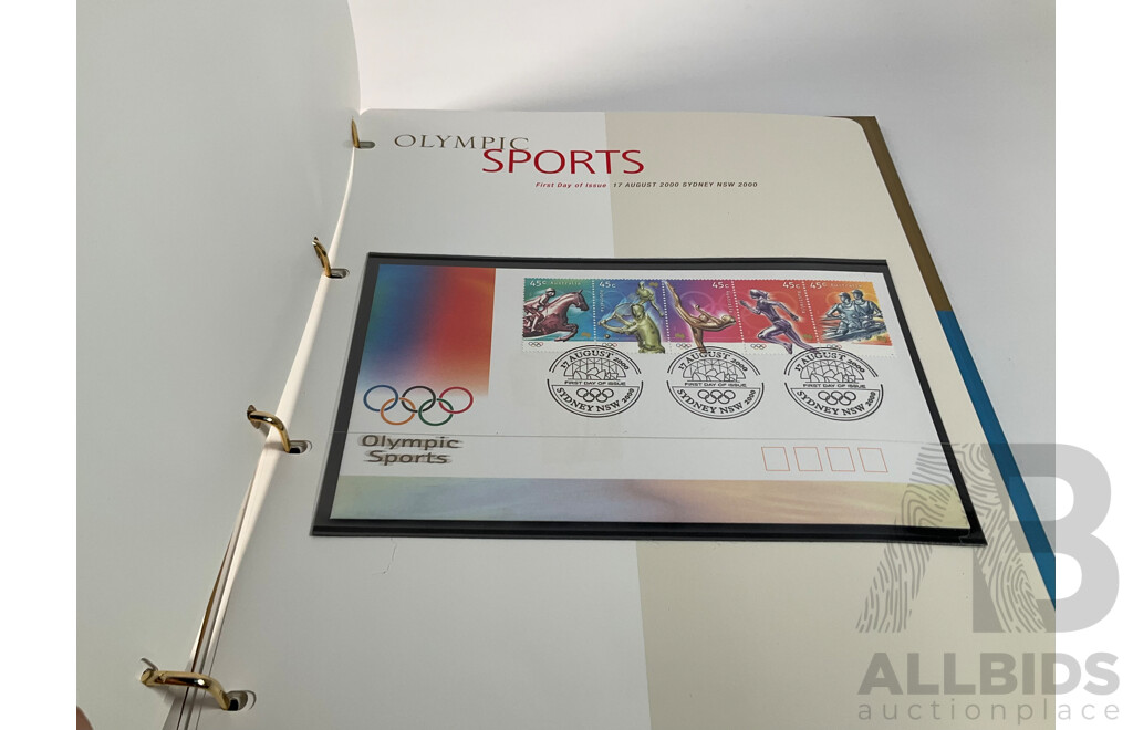 Australian 1996-2000 Olympic Games Prestige Stamp Album