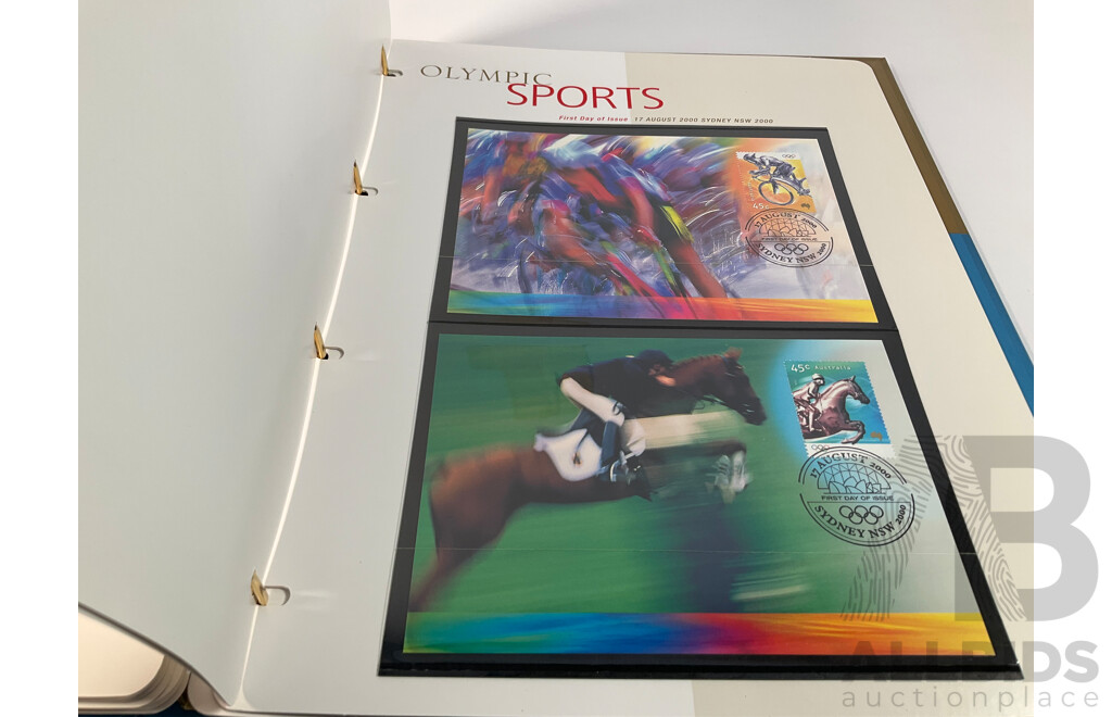 Australian 1996-2000 Olympic Games Prestige Stamp Album