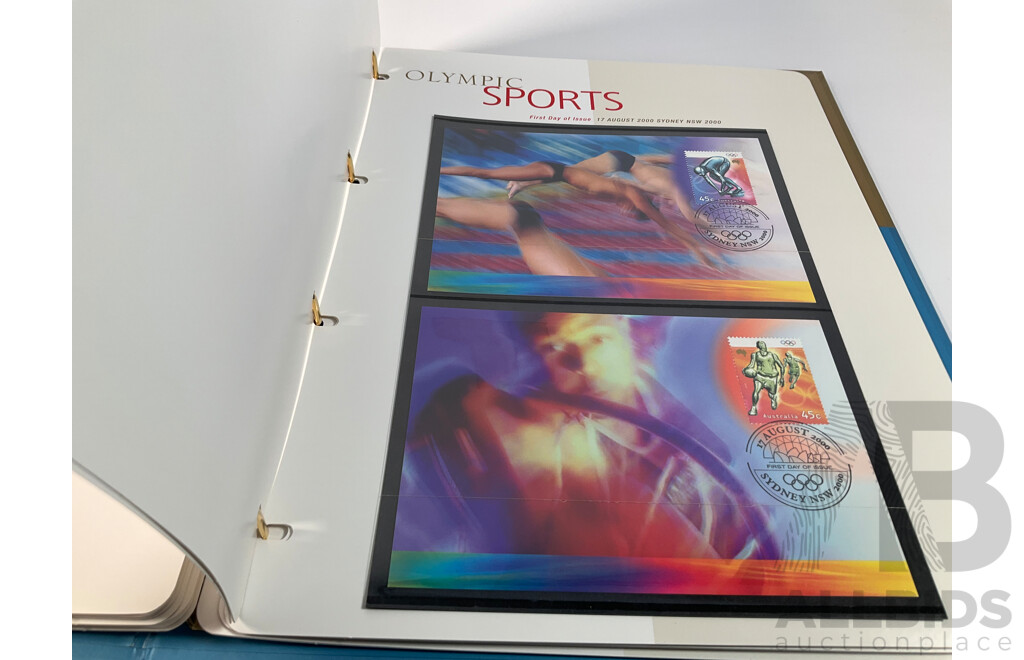 Australian 1996-2000 Olympic Games Prestige Stamp Album