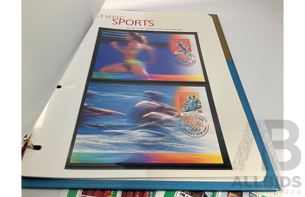 Australian 1996-2000 Olympic Games Prestige Stamp Album