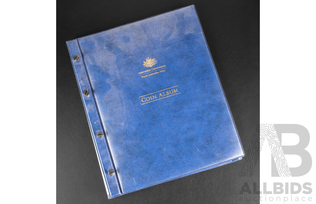 Australian RAM Album of Pennies and Half Pennies, Semi Consecutive Examples Spanning 1911 to 1964