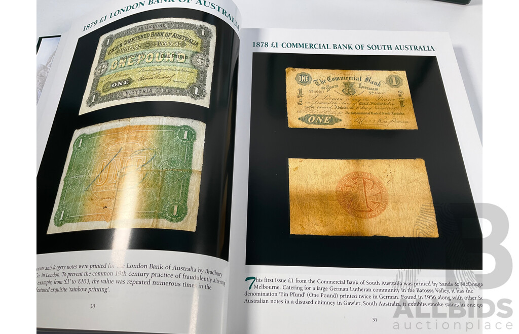 Australian History 1901 to 2001 as Seen Through Banknotes Hard Cover Book