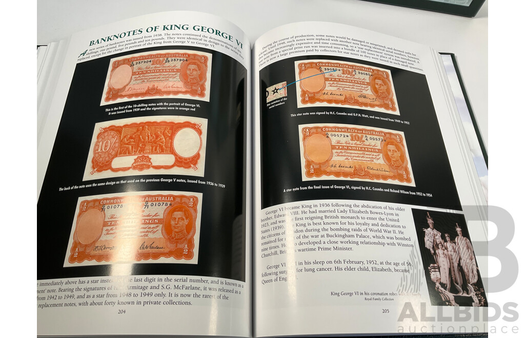 Australian History 1901 to 2001 as Seen Through Banknotes Hard Cover Book