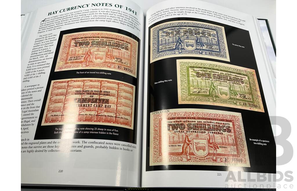 Australian History 1901 to 2001 as Seen Through Banknotes Hard Cover Book