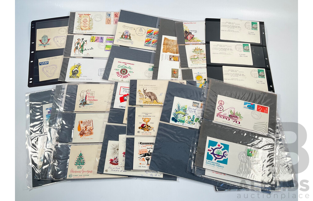 Collection of Australian First Day Covers Spanning 1940's to 1970's