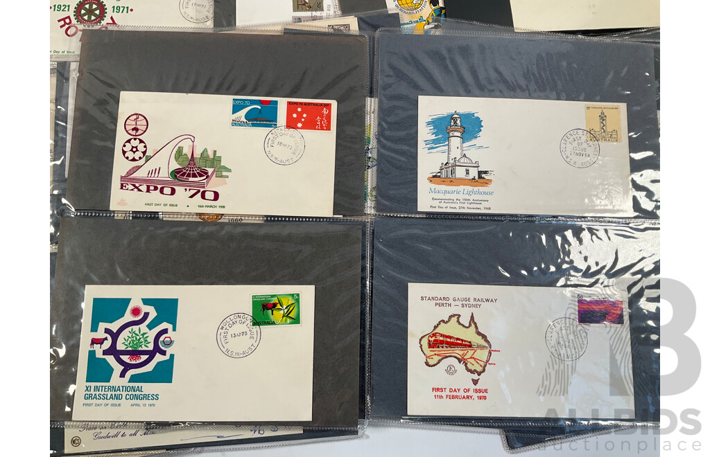 Collection of Australian First Day Covers Spanning 1940's to 1970's