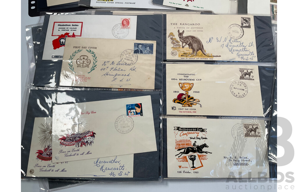 Collection of Australian First Day Covers Spanning 1940's to 1970's