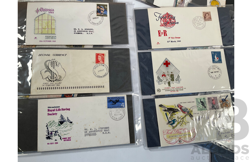 Collection of Australian First Day Covers Spanning 1940's to 1970's