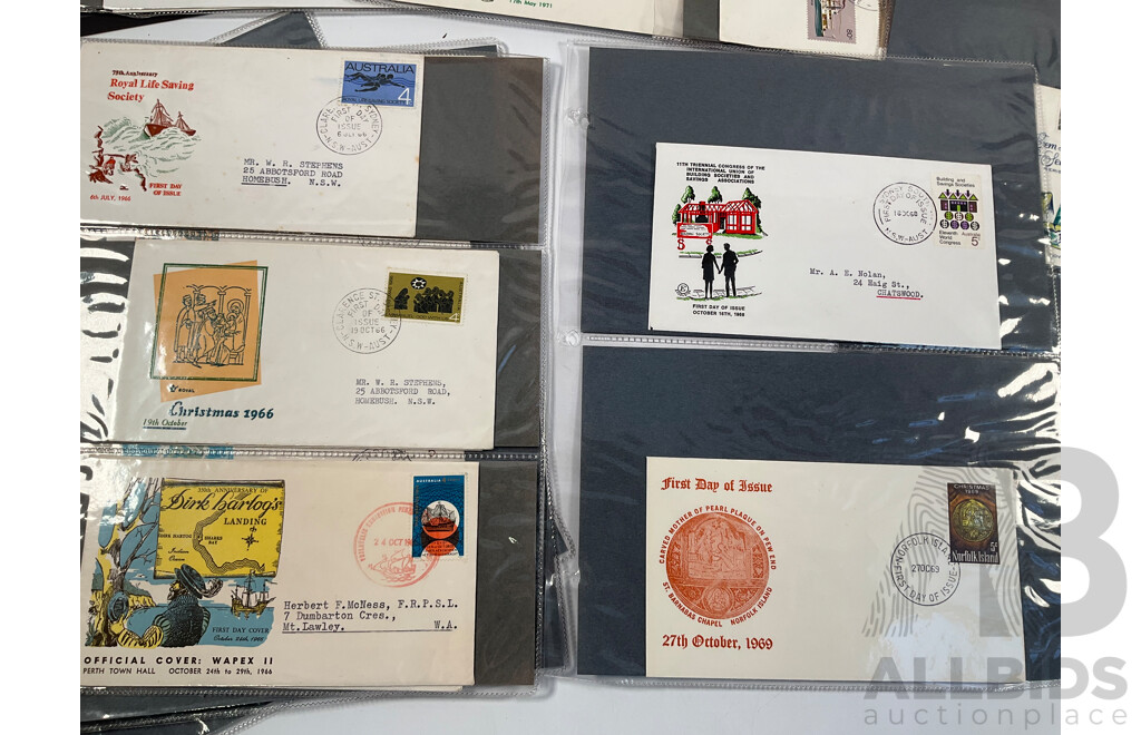 Collection of Australian First Day Covers Spanning 1940's to 1970's