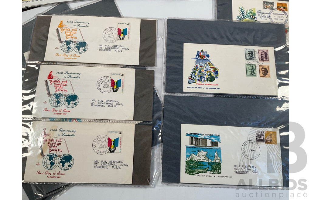 Collection of Australian First Day Covers Spanning 1940's to 1970's