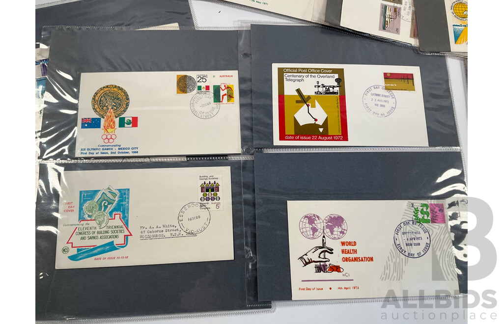 Collection of Australian First Day Covers Spanning 1940's to 1970's