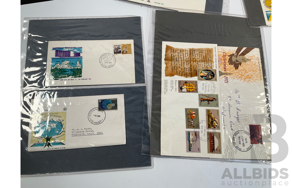 Collection of Australian First Day Covers Spanning 1940's to 1970's