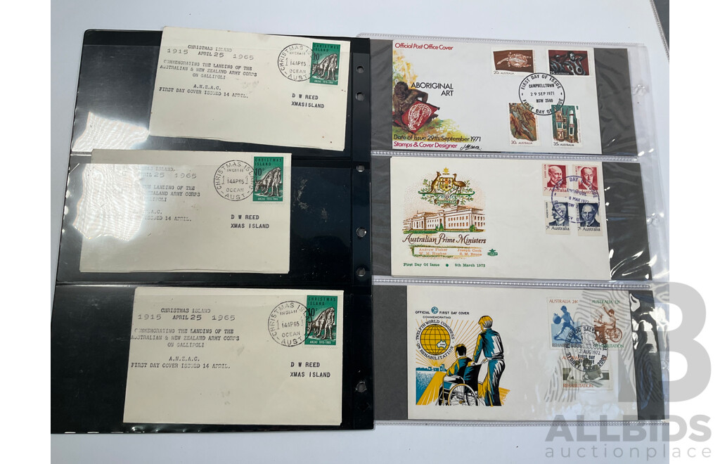 Collection of Australian First Day Covers Spanning 1940's to 1970's