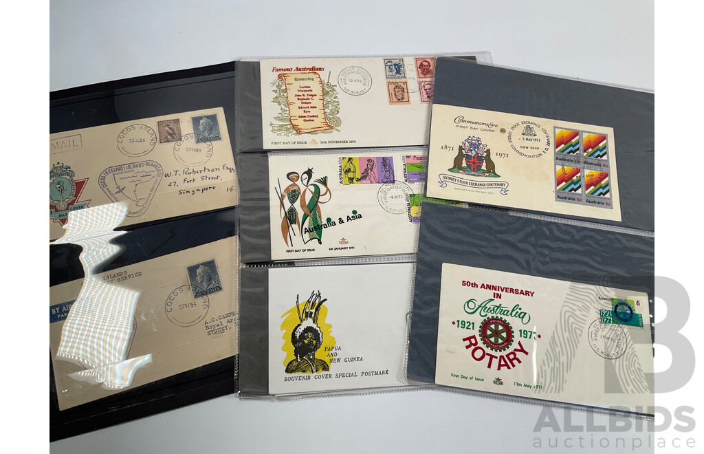 Collection of Australian First Day Covers Spanning 1940's to 1970's