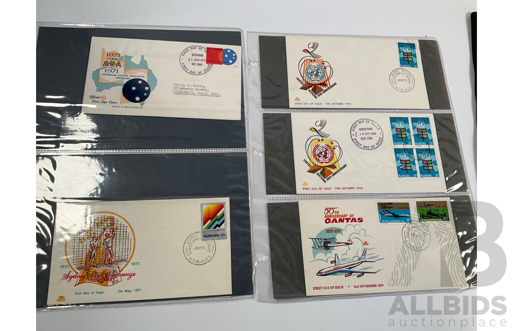 Collection of Australian First Day Covers Spanning 1940's to 1970's