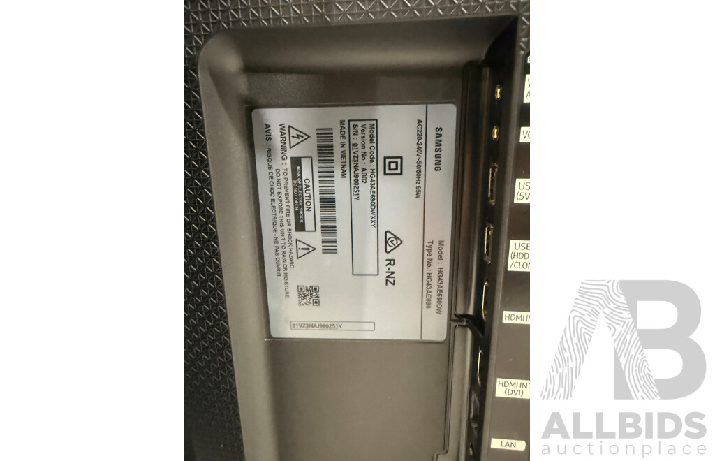 Samsung HG43AE690DW 43-Inch, Full HD Smart Hospitality TV