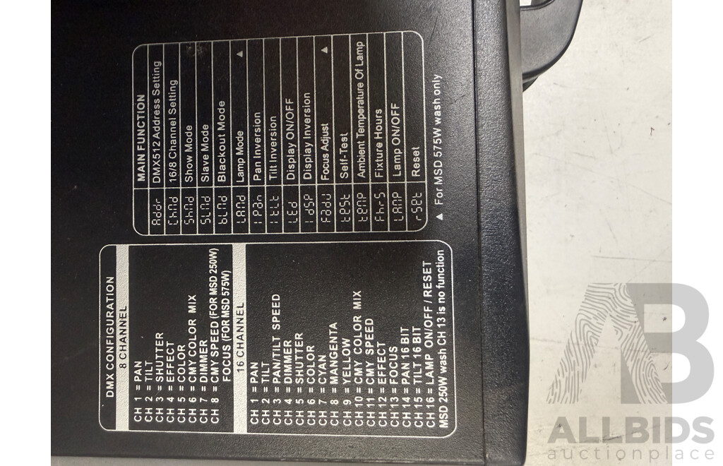 IMove by ACME 250W Moving Light IM-250W,  Vintage Stage Lighting