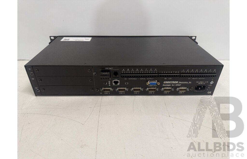Creston CNMSX-Pro, Rack-mountable Control Processor