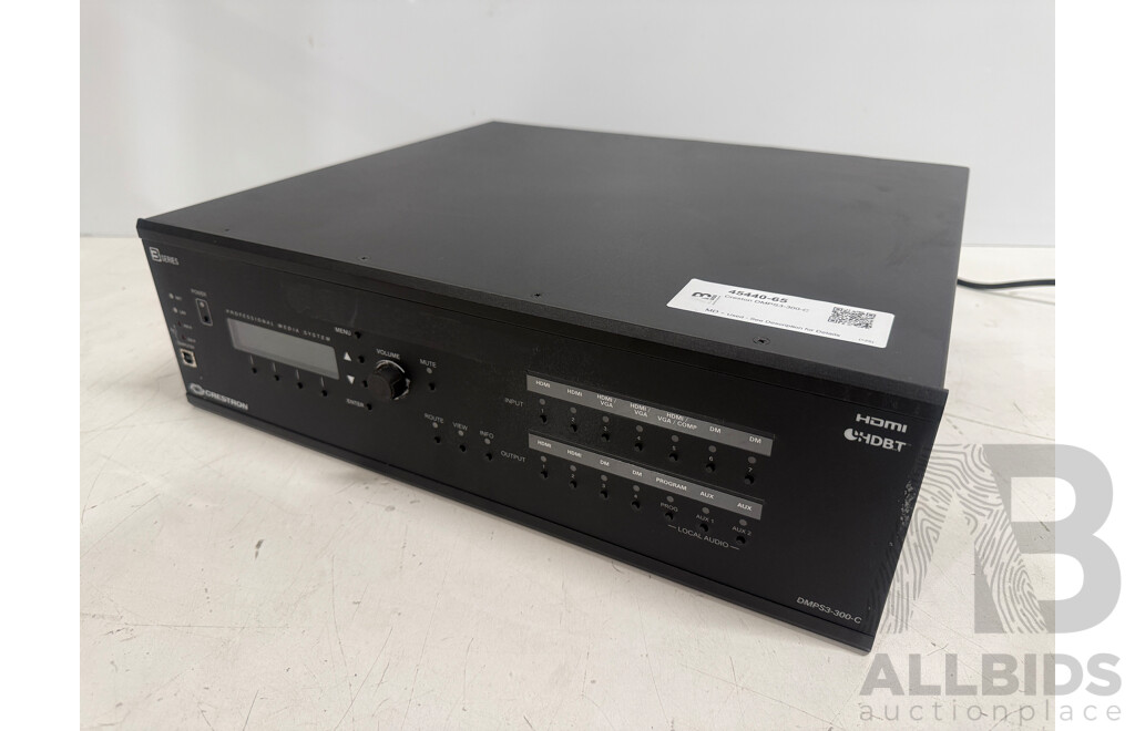 Creston DMPS3-300-C, HD 3-in-one Presentation and Control System