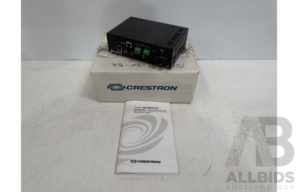 Creston QM-RMCRX-BA Control System and A/V Receiver/Processor