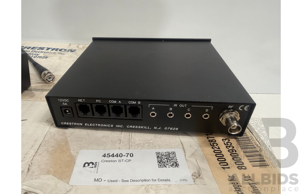 Creston ST-CP, Control Processor