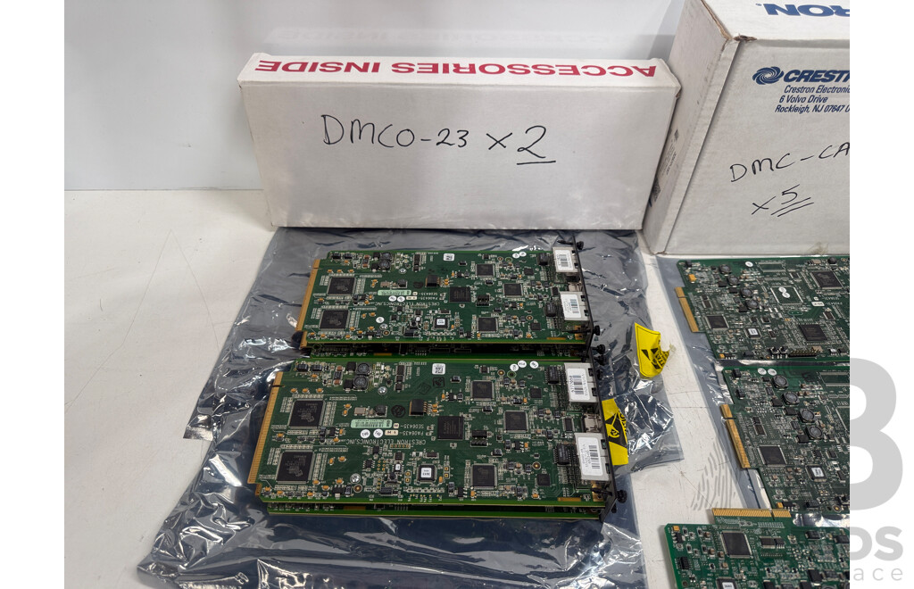 Creston Output Cards, DMCO-50, DMCO-23 X 2, DMC-CAT X5