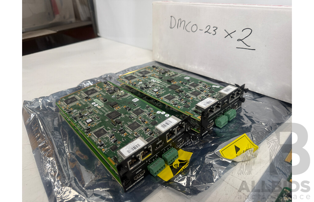Creston Output Cards, DMCO-50, DMCO-23 X 2, DMC-CAT X5