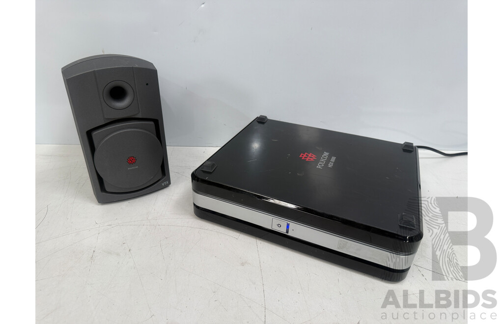 Polycom HDX8000 Media Center + Subwoofer 1565 Speaker