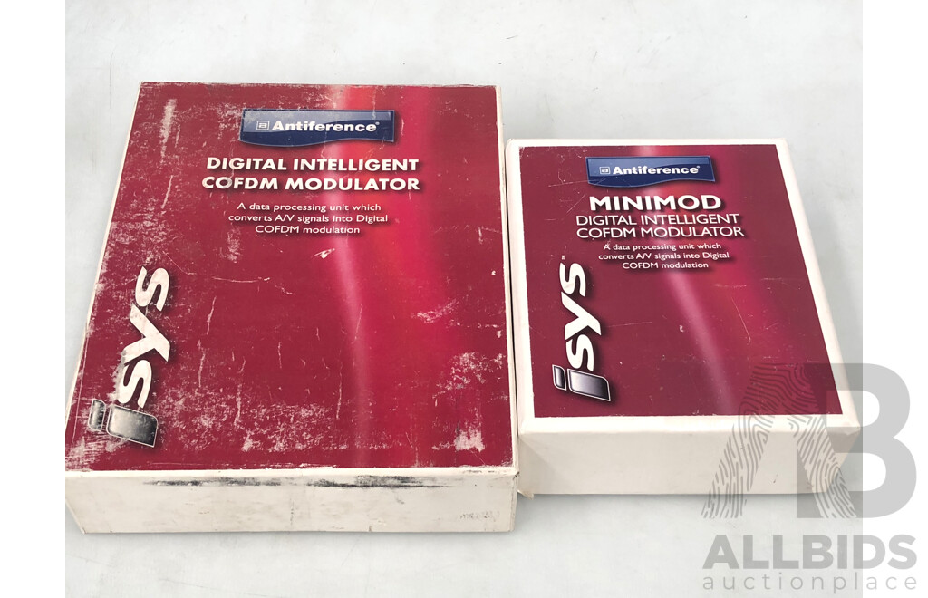 ISys Antiference Digimod + Minimod Digital Intelligent COFM Modulators